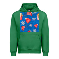 Emerald winter  snowflakes hot cocoa ice skating shoes Urban Hoodie - FaDigitalArtStudio