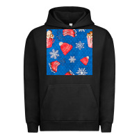 Pigment Black winter  snowflakes hot cocoa ice skating shoes Urban Hoodie - FaDigitalArtStudio