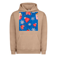 Pigment Burro winter  snowflakes hot cocoa ice skating shoes Urban Hoodie - FaDigitalArtStudio