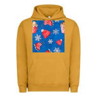 Pigment Peanut Butter winter  snowflakes hot cocoa ice skating shoes Urban Hoodie - FaDigitalArtStudio