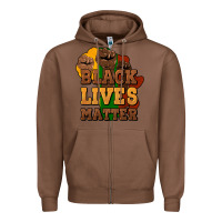 Chestnut black lives matter Zipper Hoodie - NancyCooperArtShop