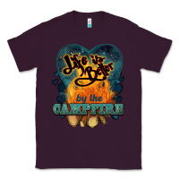 Plum life is better by the campfire Classic Tee - NancyCooperArtShop