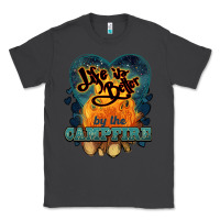 Smoke life is better by the campfire Classic Tee - NancyCooperArtShop