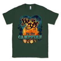 Sports Green life is better by the campfire Classic Tee - NancyCooperArtShop