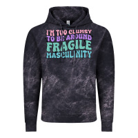 Cloud Black i'm too clumsy to be around fragile masculinity Vintage Hoodie - MaliasSmallBusiness