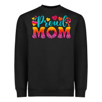Black Proud Mom Lesbian Heavyweight Sweatshirt - BundleAndBundleShop