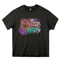Asphalt Leopard, Cowhide, Wood Pattern Frame Heavy Core Tee - Bettercallsaul