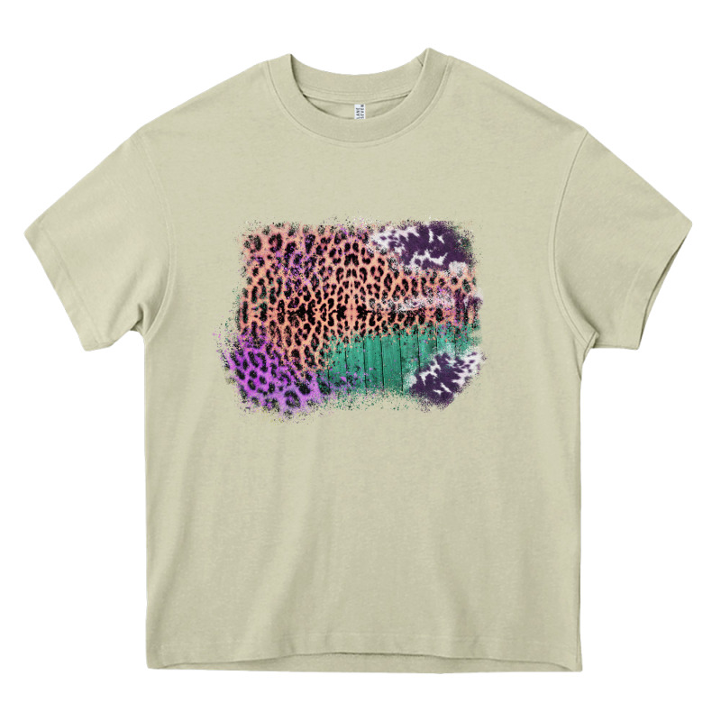 Leopard, Cowhide, Wood Pattern Frame Heavy Core Tee by Bettercallsaul | Teevron