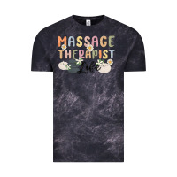 Cloud Black massage therapist life Vintage Tee - MaliasSmallBusiness