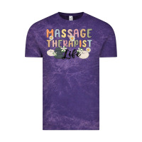Cloud Purple massage therapist life Vintage Tee - MaliasSmallBusiness