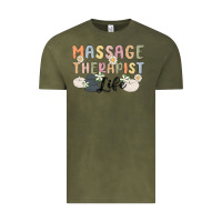 Vintage Olive massage therapist life Vintage Tee - MaliasSmallBusiness