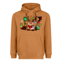 Meerkat reindeer joy christmas Heavyweight Hoodie - CowGirlArtShop