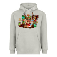 Moon Dust reindeer joy christmas Heavyweight Hoodie - CowGirlArtShop