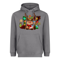 Storm reindeer joy christmas Heavyweight Hoodie - CowGirlArtShop