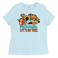 Baby Blue preschool let's do this Ladies Tee - JahusDesignShop
