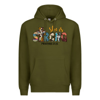Army Green she i̇s strong proverbs 31 25 Premium Hoodie - JahusDesignShop