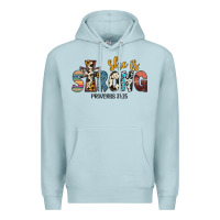 Blue Mist she i̇s strong proverbs 31 25 Premium Hoodie - JahusDesignShop