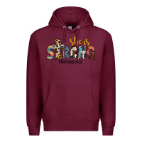 Burgundy she i̇s strong proverbs 31 25 Premium Hoodie - JahusDesignShop