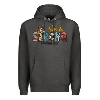 Charcoal Heather she i̇s strong proverbs 31 25 Premium Hoodie - JahusDesignShop