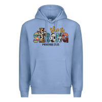Colony Blue she i̇s strong proverbs 31 25 Premium Hoodie - JahusDesignShop