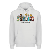 Dove Grey she i̇s strong proverbs 31 25 Premium Hoodie - JahusDesignShop