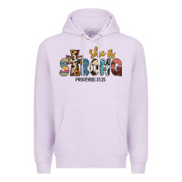Lilac she i̇s strong proverbs 31 25 Premium Hoodie - JahusDesignShop
