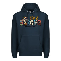 Navy she i̇s strong proverbs 31 25 Premium Hoodie - JahusDesignShop