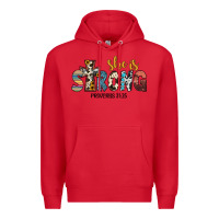 Red she i̇s strong proverbs 31 25 Premium Hoodie - JahusDesignShop