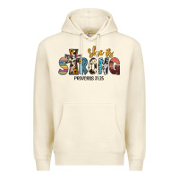 Sandshell she i̇s strong proverbs 31 25 Premium Hoodie - JahusDesignShop