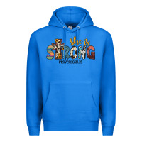 True Royal she i̇s strong proverbs 31 25 Premium Hoodie - JahusDesignShop