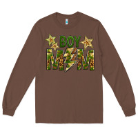 Chestnut Boy Mom Long Sleeve Tee - BundleAndBundleShop