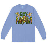 Colony Blue Boy Mom Long Sleeve Tee - BundleAndBundleShop