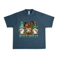 Midnight Navy wild west gnomies Urban Heavy Tee - NancyCooperArtShop