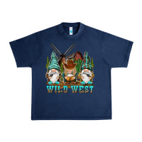 Navy wild west gnomies Urban Heavy Tee - NancyCooperArtShop
