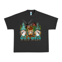 Pigment Black wild west gnomies Urban Heavy Tee - NancyCooperArtShop