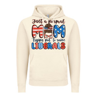 Vintage Artic just a normal mom trying not to raise liberals Vintage Hoodie - MaliasSmallBusiness