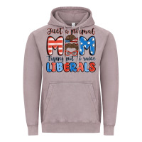Vintage Zinc just a normal mom trying not to raise liberals Vintage Hoodie - MaliasSmallBusiness