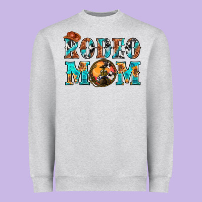 Western Rodeo Mom Heavyweight Sweatshirt Designed By Bundleandbundleshop