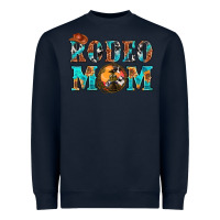 Navy Western Rodeo Mom Heavyweight Sweatshirt - BundleAndBundleShop