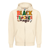 Sandshell black teacher magic Zipper Hoodie - NancyCooperArtShop