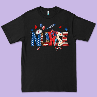 American Nurse Premium Tee Designed By Bundleandbundleshop