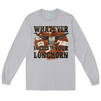 Moon Dust longhorn bullskull whatever lossos your longhorn Long Sleeve Tee - JahusDesignShop