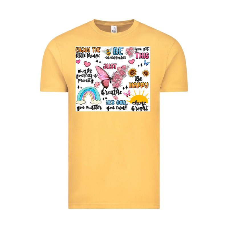 Positive Affirmations Vintage Tee by MaliasSmallBusiness | Teevron