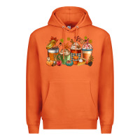 Carrot fall coffee cups Premium Hoodie - CowGirlArtShop