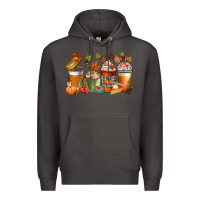 Smoke fall coffee cups Premium Hoodie - CowGirlArtShop
