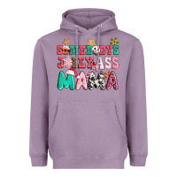 Lavender somebody jolly ass mama pink christmas Heavyweight Hoodie - CowGirlArtShop