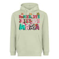 Matcha somebody jolly ass mama pink christmas Heavyweight Hoodie - CowGirlArtShop