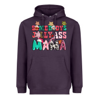 Plum somebody jolly ass mama pink christmas Heavyweight Hoodie - CowGirlArtShop