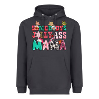 Smoke somebody jolly ass mama pink christmas Heavyweight Hoodie - CowGirlArtShop