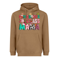 Toasted Coconut somebody jolly ass mama pink christmas Heavyweight Hoodie - CowGirlArtShop